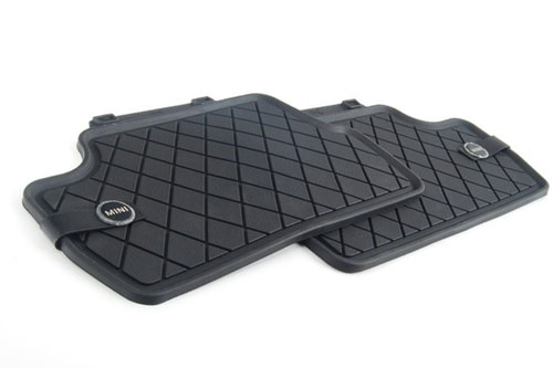 Floor Mats: All Weather Rubber: Rear F54 Clubman