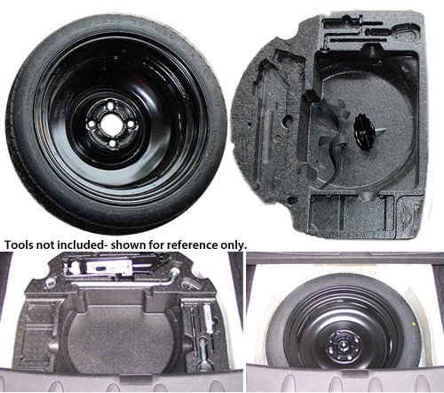Jack RoadHero for Mini Hatch 06-14 R56 Space Saver Spare Wheel & Tyre 