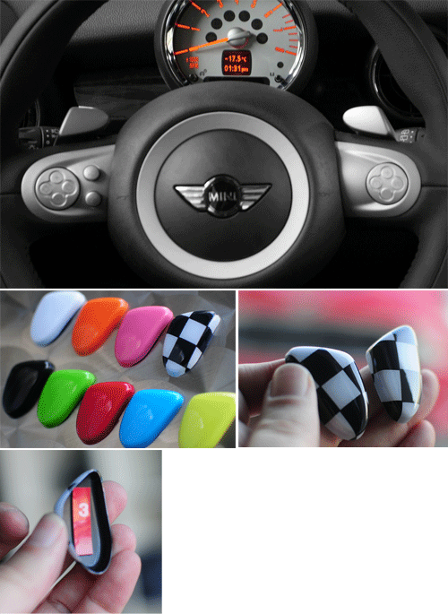 Paddle shift covers for Gen 2 MINI Cooper