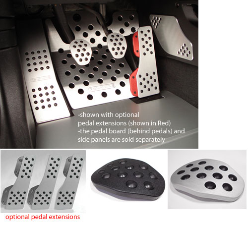 Auto Aluminum Footrest Pedal Cover Pad For Mini Cooper S ONE F54 F55 F56 F57 F60