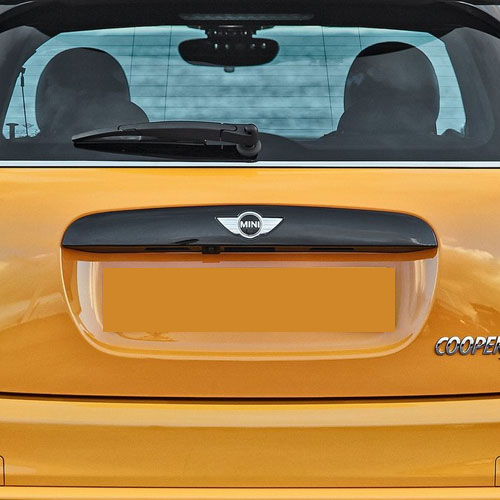 VIKEP 2pcs Car Styling Extérieur Bright Gloss Poignée De Porte Noire Couvertures FITS Mini Coopers Jcw F56 F57 Auto Extérieur Pièces