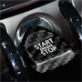 Start + Stop Toggle Cover: Black Carbon Fiber: Gen3