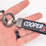 Carbon Fiber Style Loop Keychain w/ Clasp
