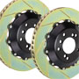 Brake Rotors: Brembo Slotted: Front