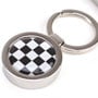 Medallion Key Ring: Checkered Flag