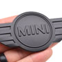 MINI Logo Badge Emblem: Black + Black: 4.75"