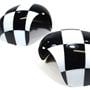 Side Mirror Covers: Gen3 Stick-On: Checkered Flag