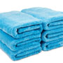 Microfiber Plush Edgeless Towels: Set of 6