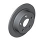 Brake Rotor: Drilled and Slotted Rear: JCW