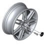 Complete Set: Alloy Wheels: R99: Gray Metallic