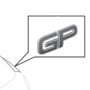 Emblem GP Label Badge Rear