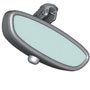 Rearview Mirror: EC / LED / Radio W/ Automatic-Dip