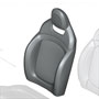 Backrest Cover: Dinamica: JCW: Right