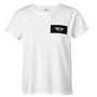 T-Shirt: Women's: Wing Logo Cut-Out: White