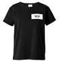 T-Shirt: Women's: Wing Logo Cut-Out: Black