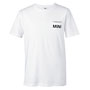 T-Shirt: Men's: MINI Lettering: Front Pocket: White