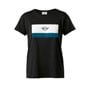 MINI Color Block Wing Logo Women's T-Shirt-Black/White/Island