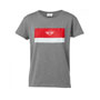 MINI Color Block Wing Logo Women's T-Shirt-Grey/Coral/White
