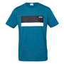 Mini Color Block Wordmark Men's T-Shirt Island with White/Black Block