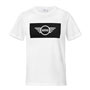 MINI Wing Logo Men's T-Shirt Black Logo on White Shirt