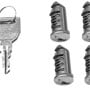 Key + Set of 4 Cylinders / Roof Rack + Attachments