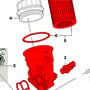 Oil Filter Housing Kit: Automatic