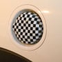 Gas Lid Cover: Checkered Flag SMALL Checks: F55/6/7
