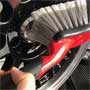 Wheel Cleaning Brush: Soft Bristle Red + Black