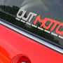 Out Motoring Stickers: Die Cut Vinyl