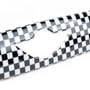 Boot Handle Cover: Checkered Flag: F55/6/7 OLD Logo