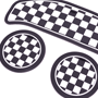 Storage Liner 3 Piece Set: F54: Checkered Flag