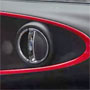 Door Panel Trim Cover Set: Red F54