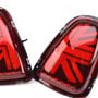 LED Rear Tail Lights: RED Union Jack: R56/7/8 PRE LCI
