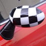 Side Mirror Covers: Gen1 Stick-on: Checkered Flag