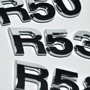 R Series/F Series Letter Badges: Chrome