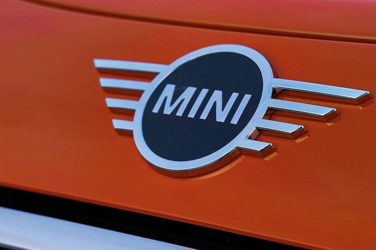 Cooper S Front Hood Emblem Wings Trim OEM for Hatchback & Convertible MINI Cooper