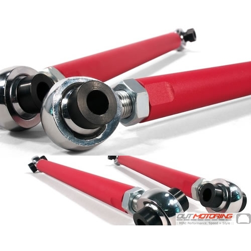 Red Adjustable Rear Lower Control Arms Kit For Mini Cooper R50 R52 R53 R55 R56