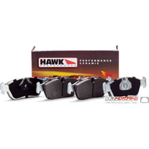 Hawk Ceramic Brake Pads: Rear Set