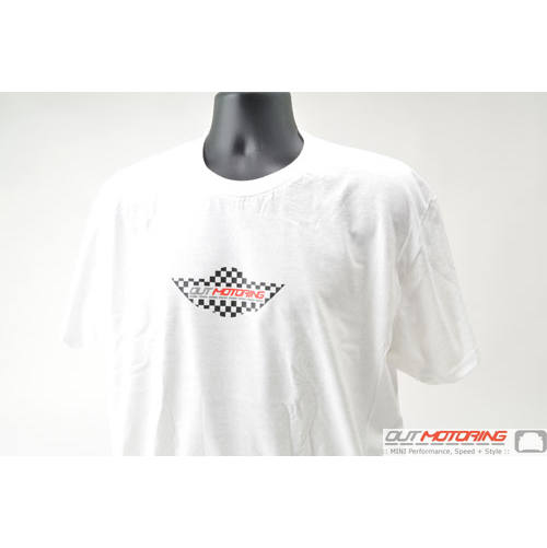 Checkered Wings OutMotoring T Shirt