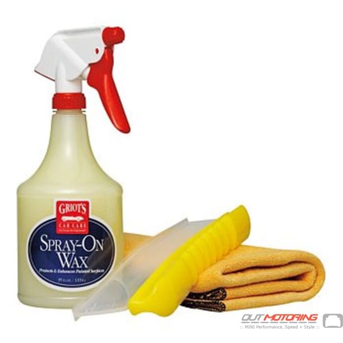 Griots Spray-On Wax & Flexible Water Blade Kit