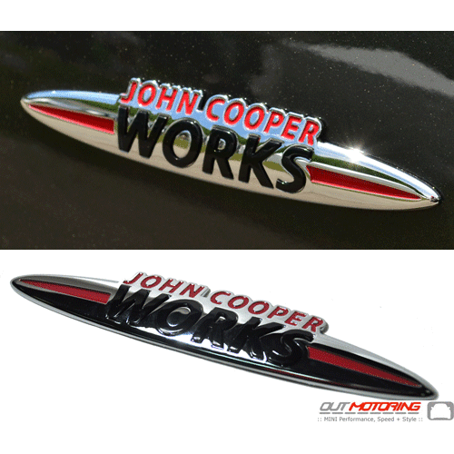 Original Mini Cooper Abzeichen Kofferraum Emblem Countryman Cabrio John Works S 