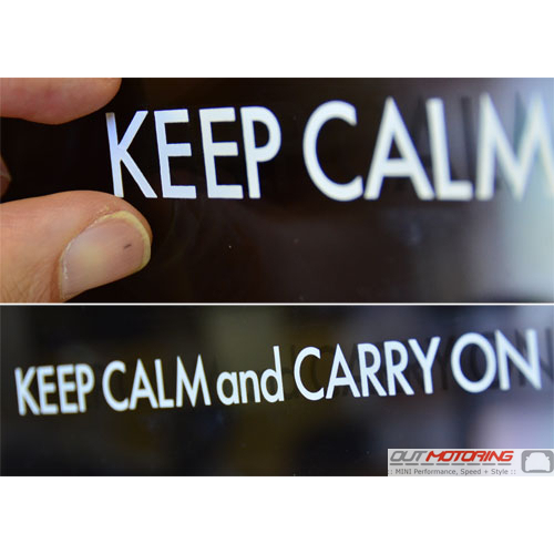 Keep Calm and Carry On Sticker