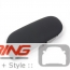 Top Pad: Armrest W/ Sliding Storage: Dark Gray: Faux Leather