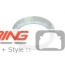 Shift Boot Trim Ring: Silver