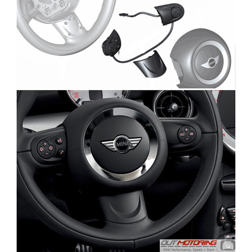 Steering Wheel Trim: Gen 2: Black: Bottom