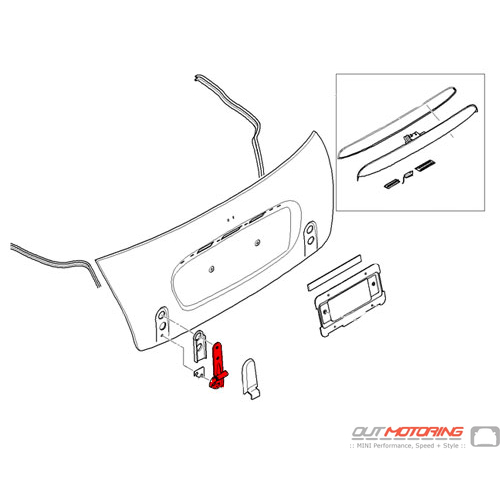 Trunk Lid Hinge: Right