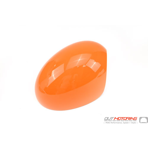 Side Mirror Cap: Orange: Non Powerfold: Right