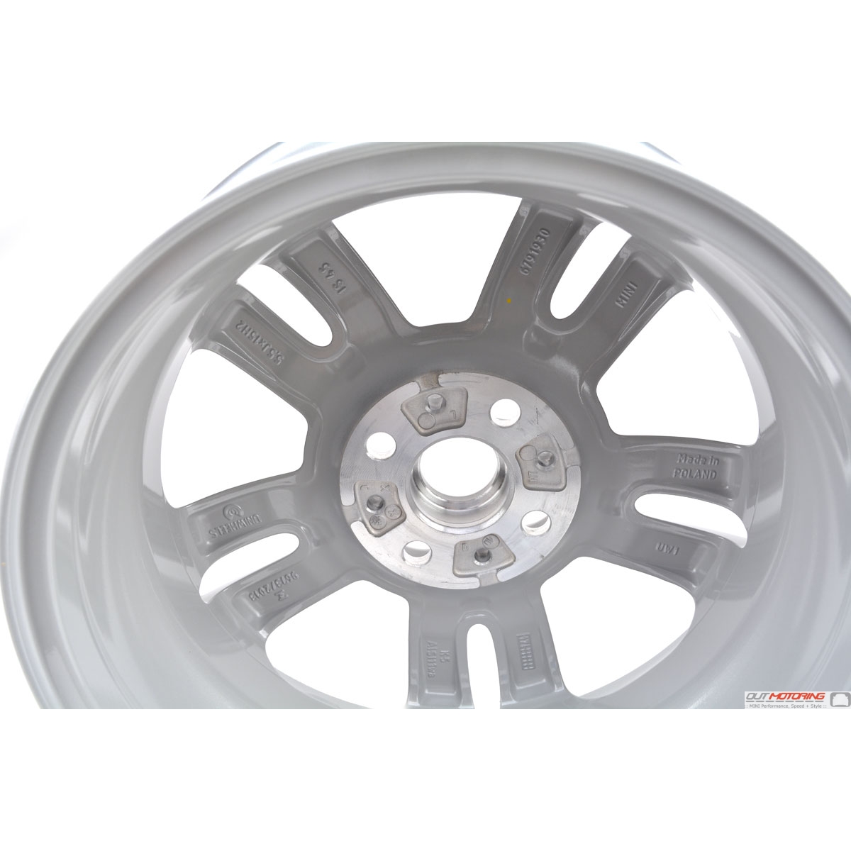 MINI Genuine 15 Light Alloy Wheel 5-Star Twin-Spoke R118 Silver 36116791930 