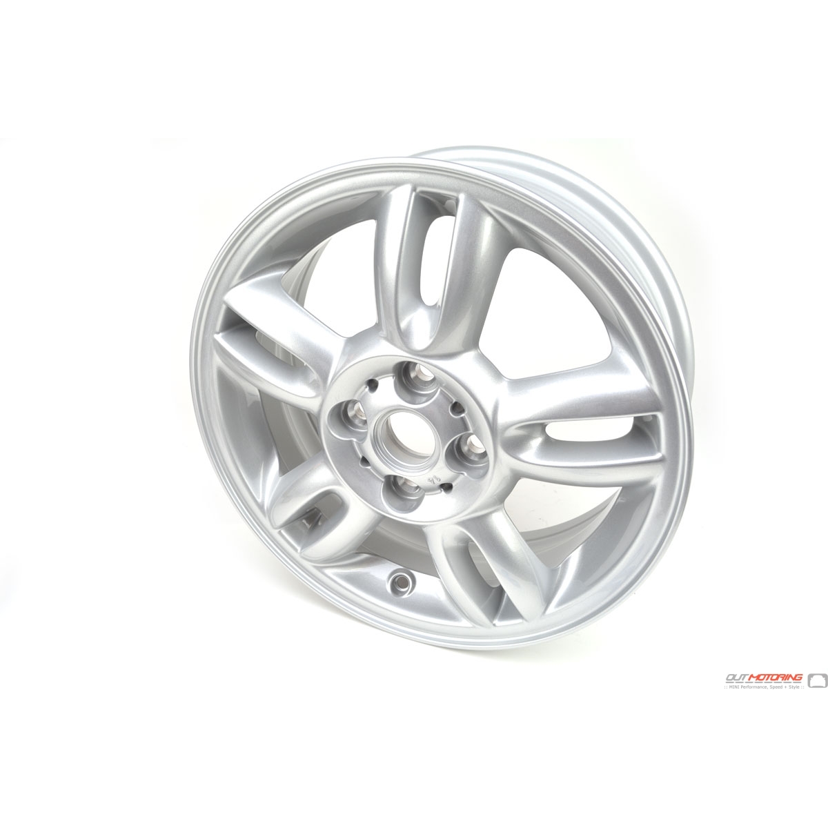 MINI Genuine 16 Inch Light Alloy Wheel 6-Star Twin-Spoke R119 Black 36116856969 