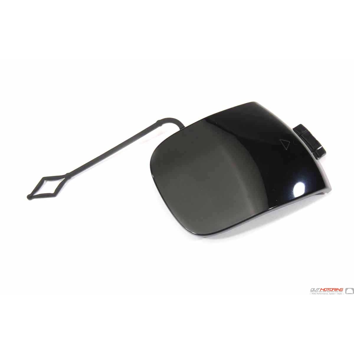 Cooper One Front Bumper Black >07/2004 7127930 MINI BMW Towing Eye Cover